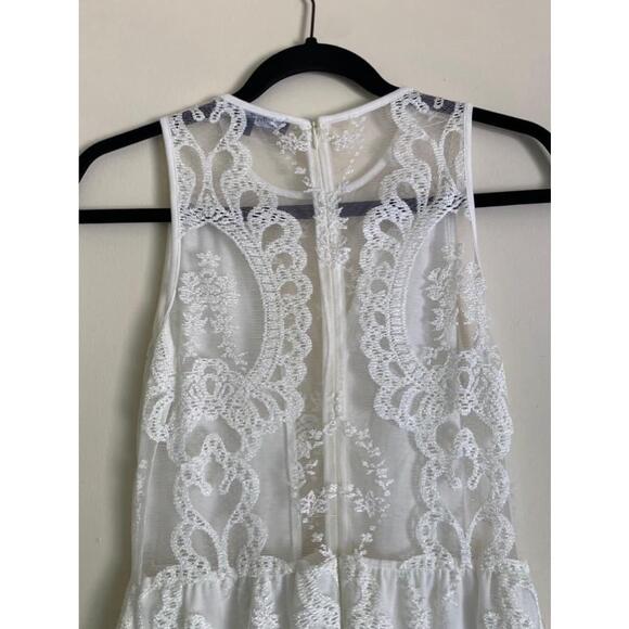 For Love & Lemons lulu White Lace mini Dress Size XS - Picture 6 of 10